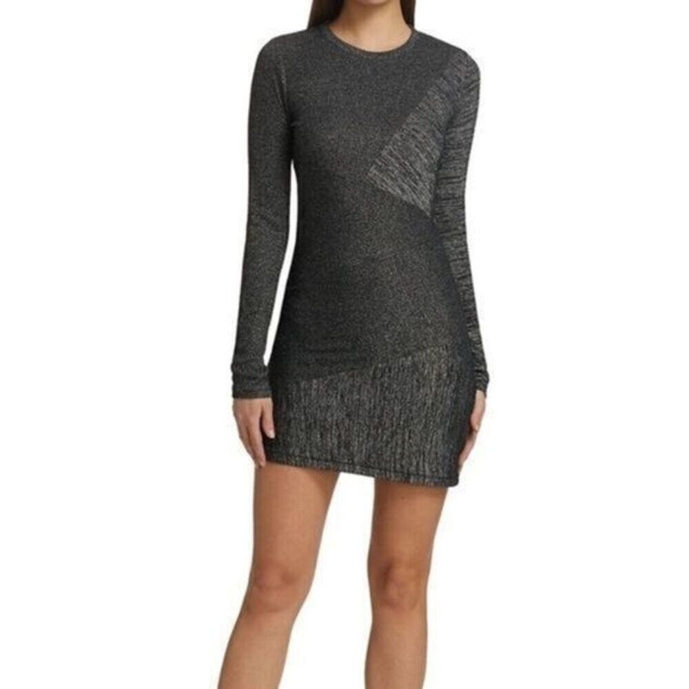 NWOT rag & bone The Knit Tonal Blocked Dress size Small